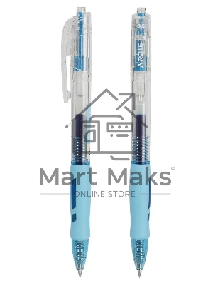 Ручка гелевая автоматическая Deli Arris EG09-BL, синие чернила, линия 0.7мм