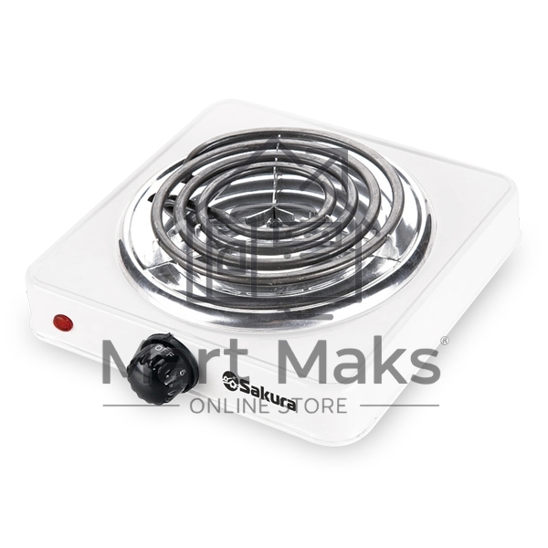 Плитка электрическая Sakura ПЭ-08 1500Вт 145мм 1конф/спир