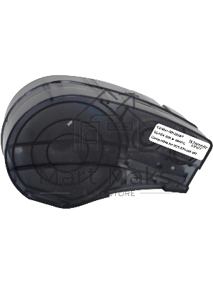 Картридж ленточный Cactus CS-M21-500595WT черный шрифт, белый фон (12.7 мм, 6.4 м) для Brady BMP21-PLUS, BMP21-LAB