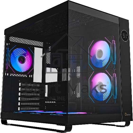 Компьютерный корпус Ocypus Iota C70 BK ARGB ATX/win/black/6 ARGB fans/no PSU/Tempered Glass