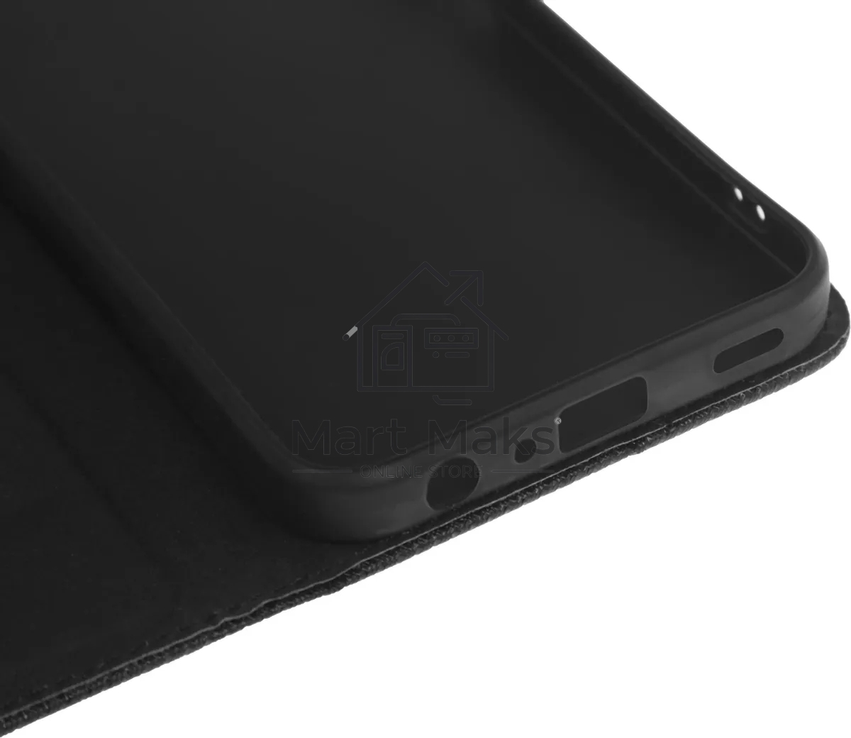 Чехол (клип-кейс) BoraSCO для Samsung Galaxy A25 Microfiber Case черный