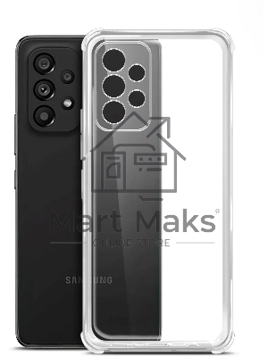 Чехол (клип-кейс) BoraSCO для Samsung Galaxy A33 Bumper Case прозрачный (70186)