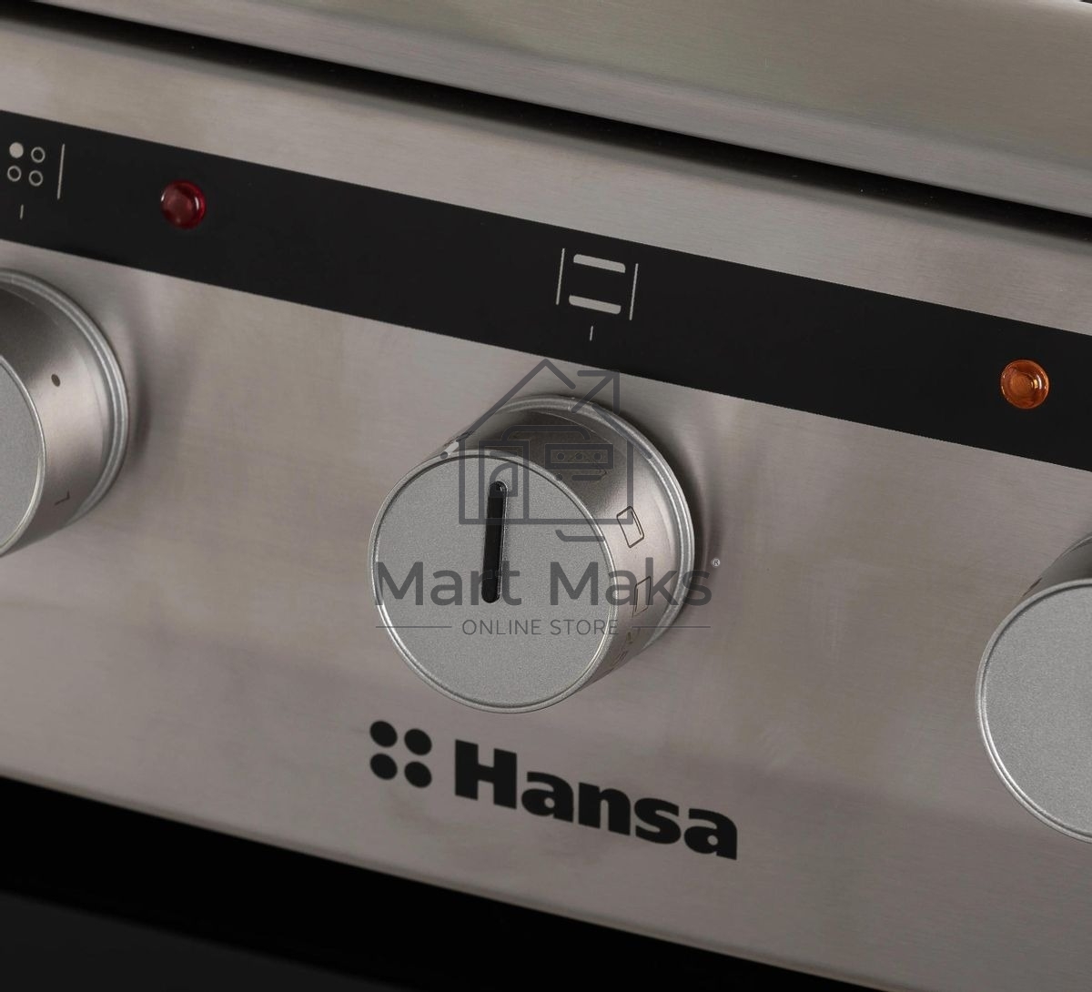 Плита электрическая Hansa FCCX64000 серебристый, конфорок 4 шт, духовка 69 л, 60 см x 85 см x 60 см