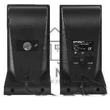 Колонки Crown CMS-601 чёрный, 2.0, 6 Вт, AUX