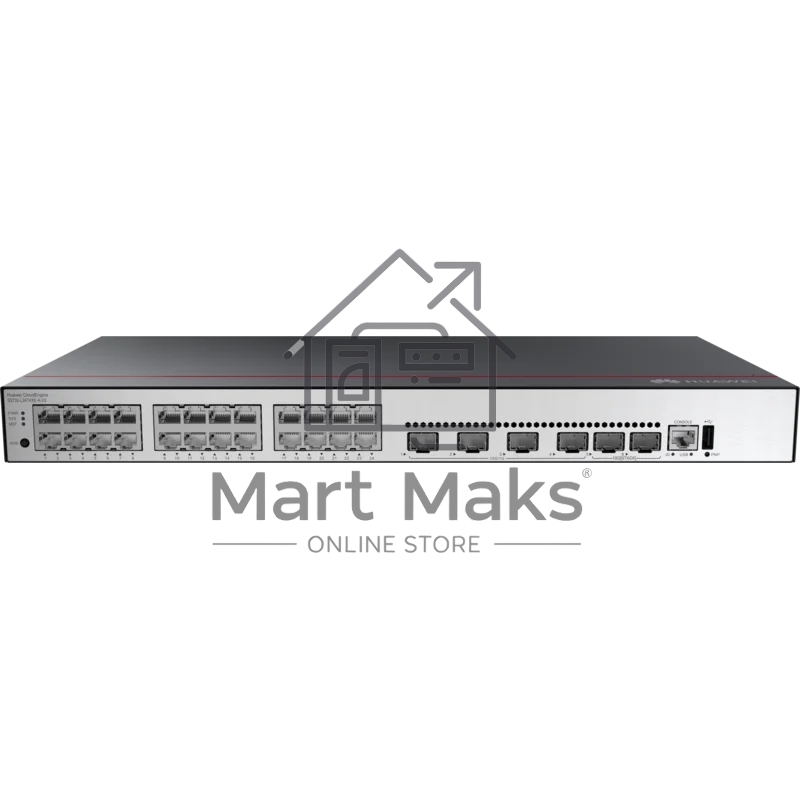 Коммутатор Huawei S5735-L24T4XE-A-V2, 24×1 Гбит/с + 4×10 Гбит/с SFP+, управляемый