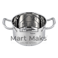 Кастрюля MAUNFELD FLORENCE MF26FR01CR из нержавеющей стали со стеклянной крышкой, 18 см, 2,6 л