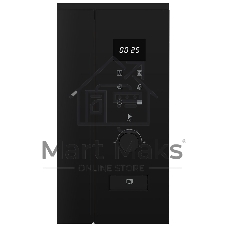 Встраиваемая микроволновая печь Grundig GMI12312B черный, 25 л, 900 Вт, переключатели - электронное управление