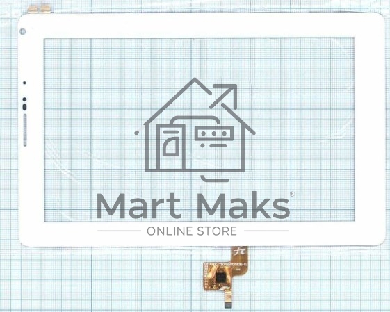 Сенсорное стекло (тачскрин) FPC-TP070247(V1801)-01, белое