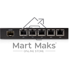 Сетевое оборудование UBIQUITI ER-X-SFP Маршрутизатор 5x Ethernet, 1x SFP, раздача PoE