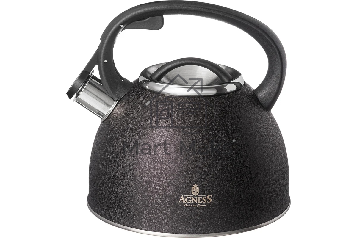 Чайник AGNESS 907-251 черный индуция 2,5л