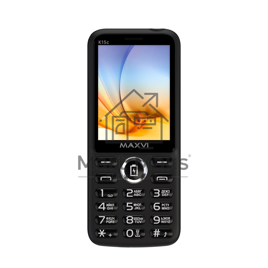 Мобильный телефон Maxvi K15c черный
