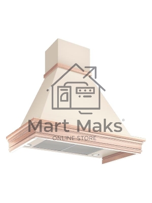 Вытяжка каминная Elikor Вилла Валенсия 90П-650-П3Д топленое молоко/дуб, 90 см, 650 куб. м/ч, 60 дБ