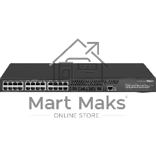 Коммутатор Dahua DH-AS5500-24GT4XF, 24×1 Гбит/с + 4×10 Гбит/с SFP+, управляемый