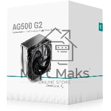 Кулер для процессора DeepCool AG500 G2, 120 мм, алюминий/медь, 500-2200 об/мин, 30.93 дБ, 4 pin PWM, 250 Вт, высота 156 мм