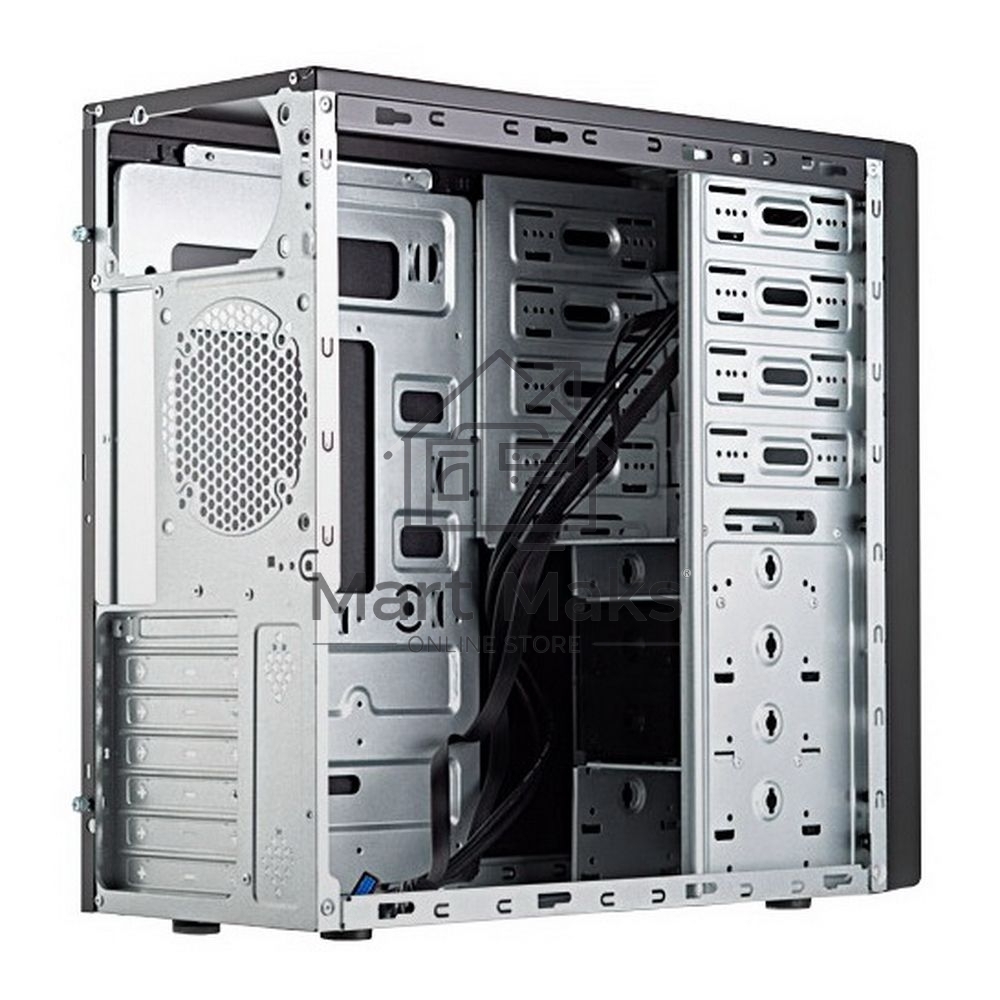 Компьютерный корпус Foxline FL-886-FL500S-U32 ATX case, black, w/PSU 500W 12cm, w/2xUSB3.0, w/ pwr cord, w/o FAN