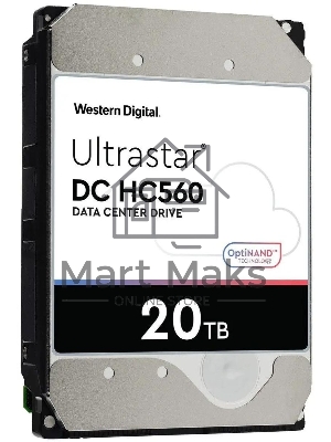 Жесткий диск Western Digital HDD WUH722020BLE604 20Tb 7200rpm SATA-III 512Mb 3.5