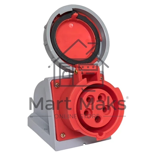 Розетка стационарная наружная EKF 1152 ps-1152-16-380 PROxima 3Р+РЕ+N 16А 380В IP67