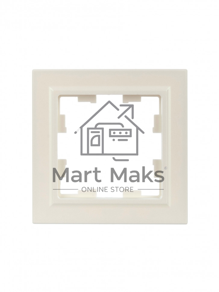 Рамка 1-местная IEK BRITE РУ-1-БрЖ жемчуг