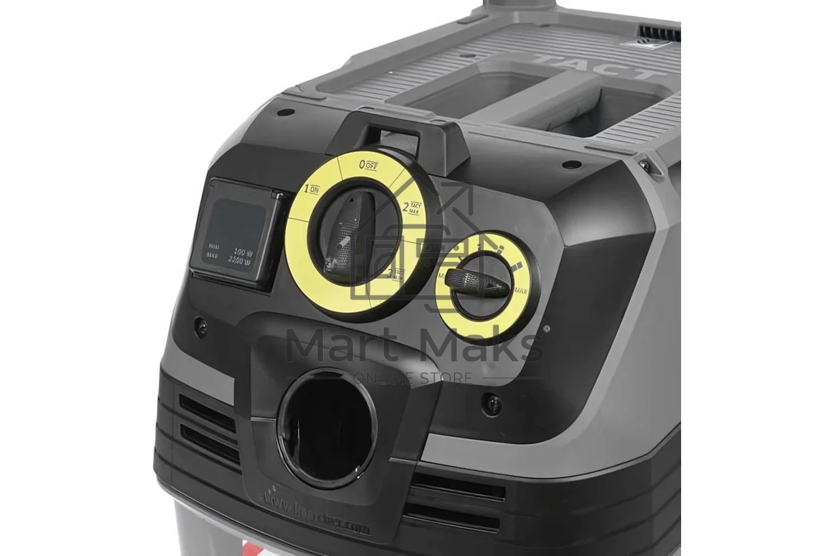 Строительный пылесос Karcher NT 30/1 Tact Te L серый, 1380 Вт, уборка сухая/влажная, пылесборник мешок/контейнер, 30 л