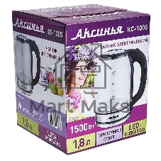 Чайник электрический АКСИНЬЯ КС-1005 черный