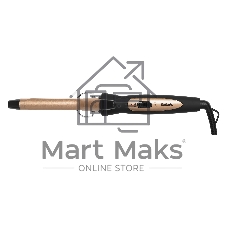 Щипцы для завивки волос BBK BST2500 черный/шампань, 19 мм, 200 °C, 1 режим