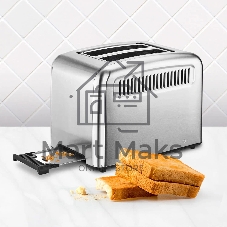 Тостер Ufesa Perfect Toaster нержавеющая сталь, 950 Вт, 2 слота