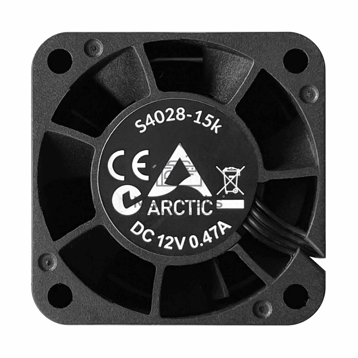 Вентилятор для корпуса Arctic S4028-15K черный, 40 мм, 15000 об/мин, 4 pin
