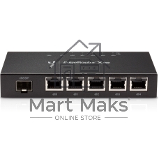 Сетевое оборудование UBIQUITI ER-X-SFP Маршрутизатор 5x Ethernet, 1x SFP, раздача PoE