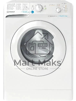 Стиральная машина Indesit BWSB 61051 WWV белый, загрузка фронтальная 6 кг, 1000 об/мин., класс: А