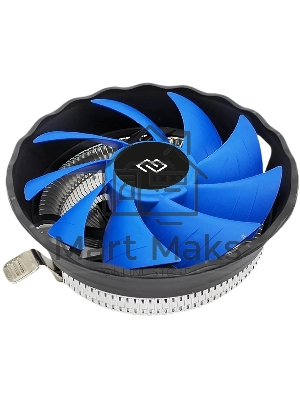 Кулер для процессора Digma D-CPC95-2 синий/черный, 120 мм, алюминий, 1500 об/мин, 29 дБ, 3 pin, 95 Вт, 66 мм