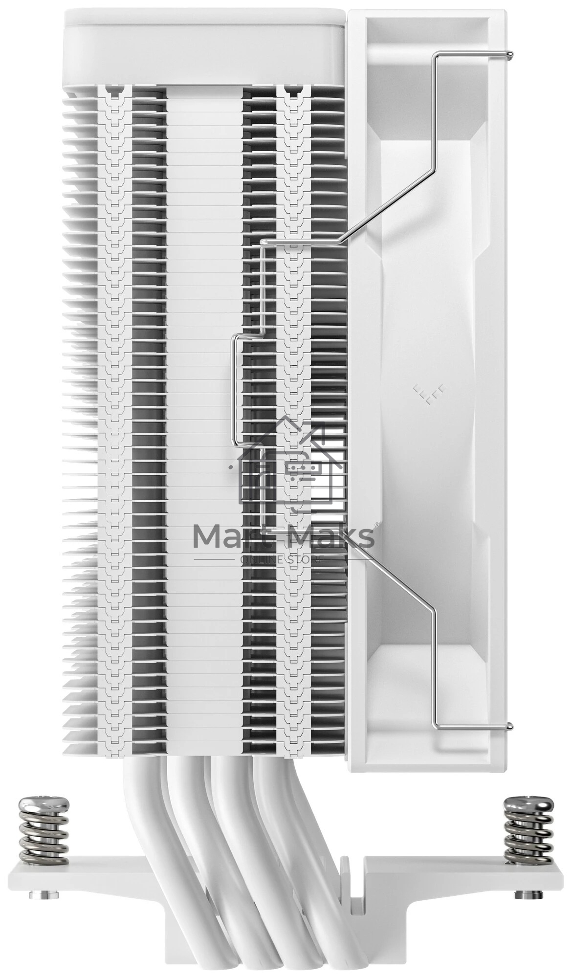 Кулер для процессора DEEPCOOL AG400 WH ARGB V2 белый 120мм алюминий+медь 2100rpm 31.6db 4-pin 220W 152мм