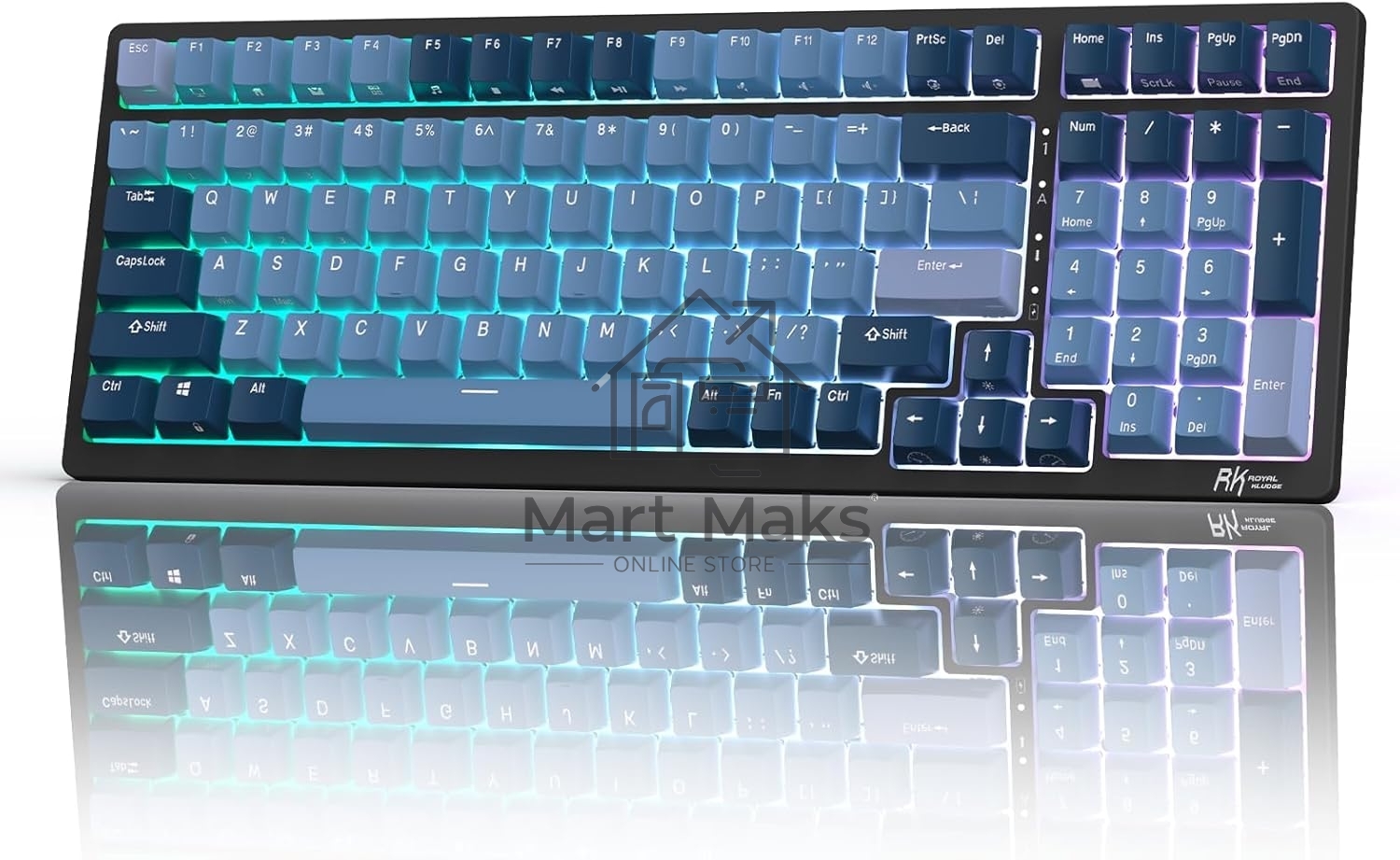 Клавиатура Royal Kludge RK98 Red switch/Klein Blue