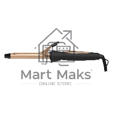 Щипцы для завивки волос BBK BST2500 черный/шампань, 19 мм, 200 °C, 1 режим