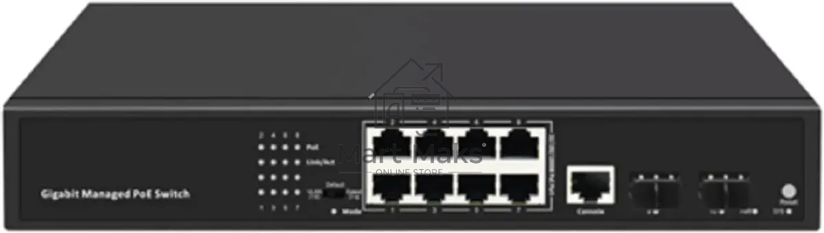 Коммутатор Cudy GS2008S2 (L2) 8x1Гбит/с 2SFP управляемый