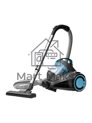 Пылесос Galaxy Line GL 6224 серый/голубой, 300/2400 Вт, уборка сухая, пылесборник контейнер, 2 л