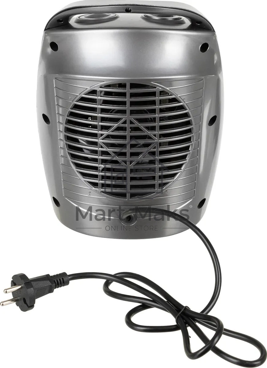 Тепловентилятор Centek CT-6020 серый, 750/1500 Вт, 15 м2, термостат