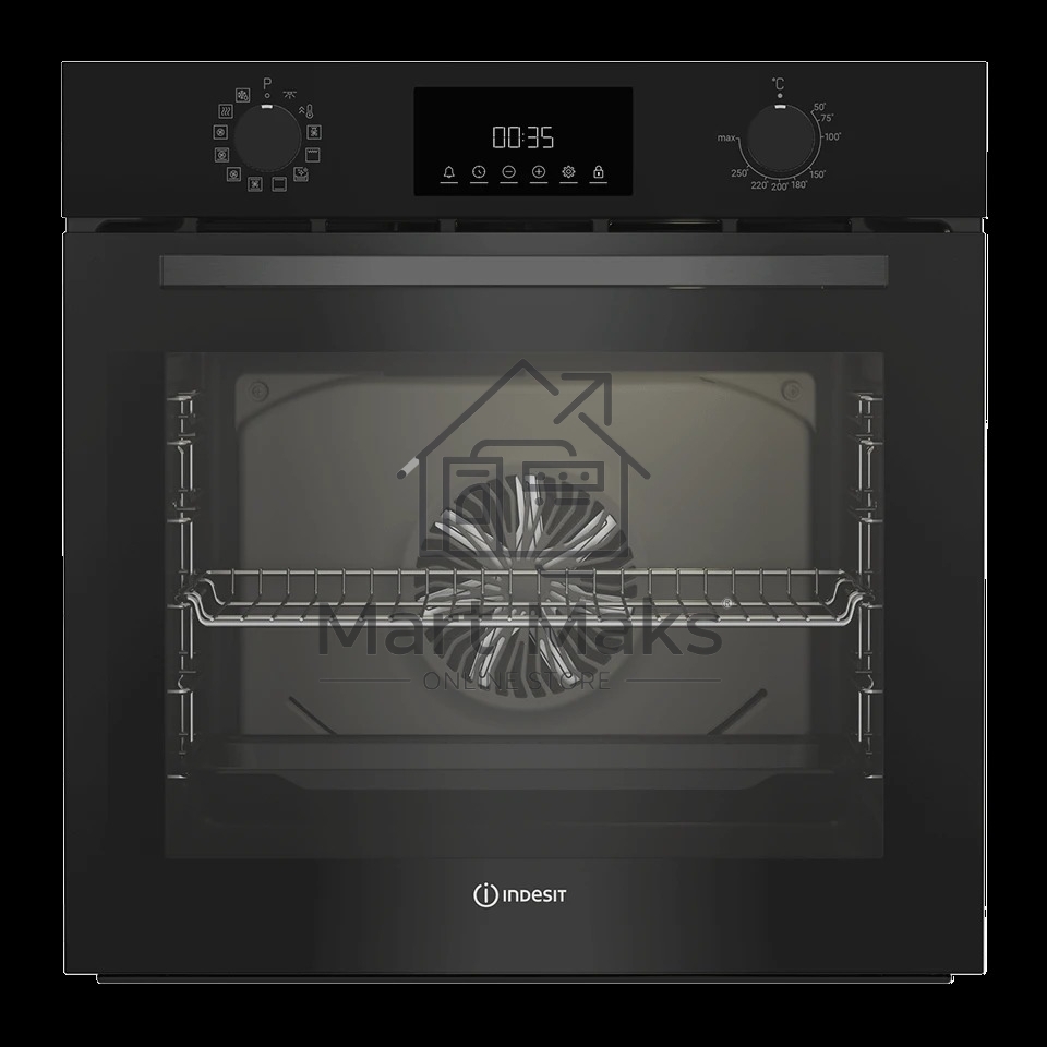 Электрический духовой шкаф Indesit IBFTE 3844 BL черный