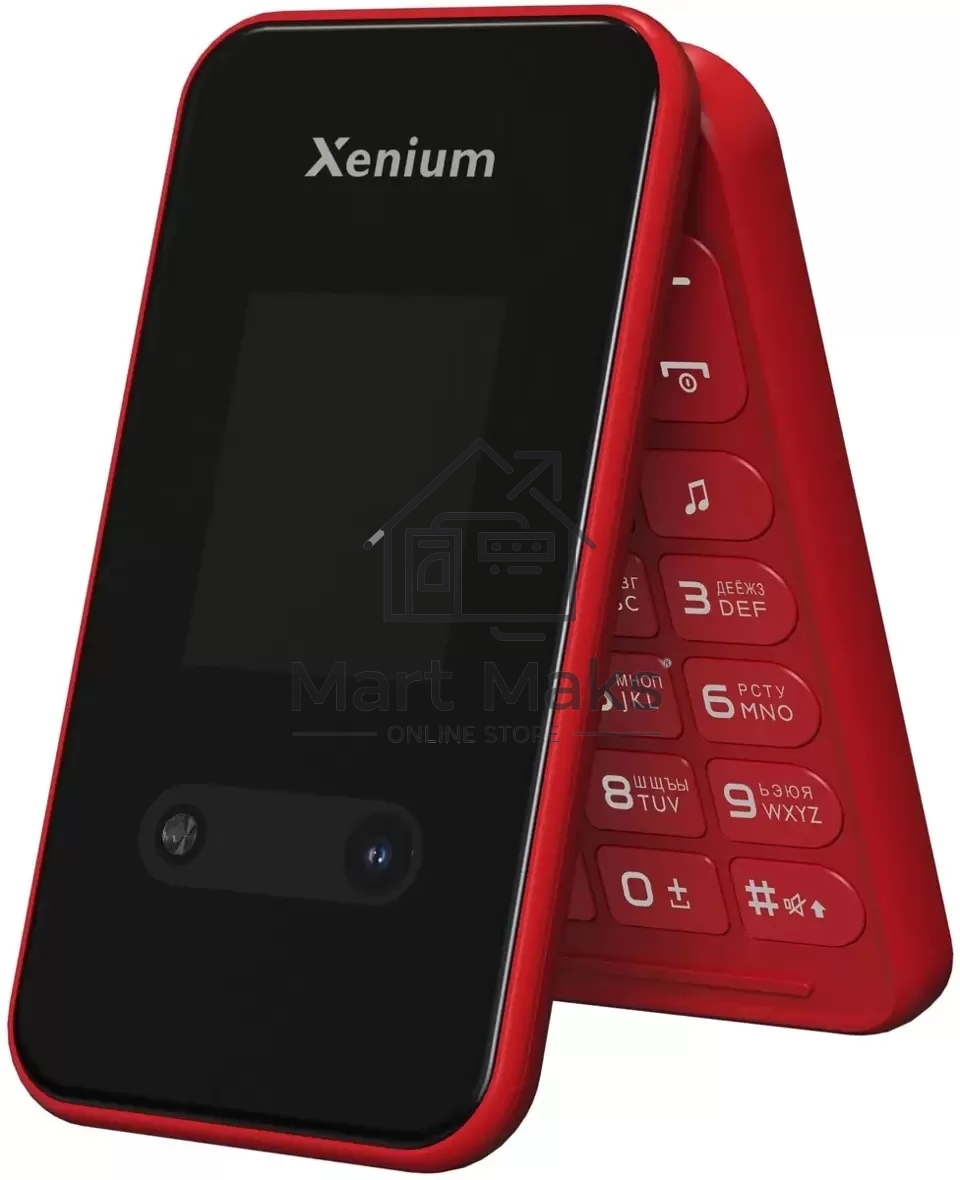 Мобильный телефон Xenium X680 красный раскладной