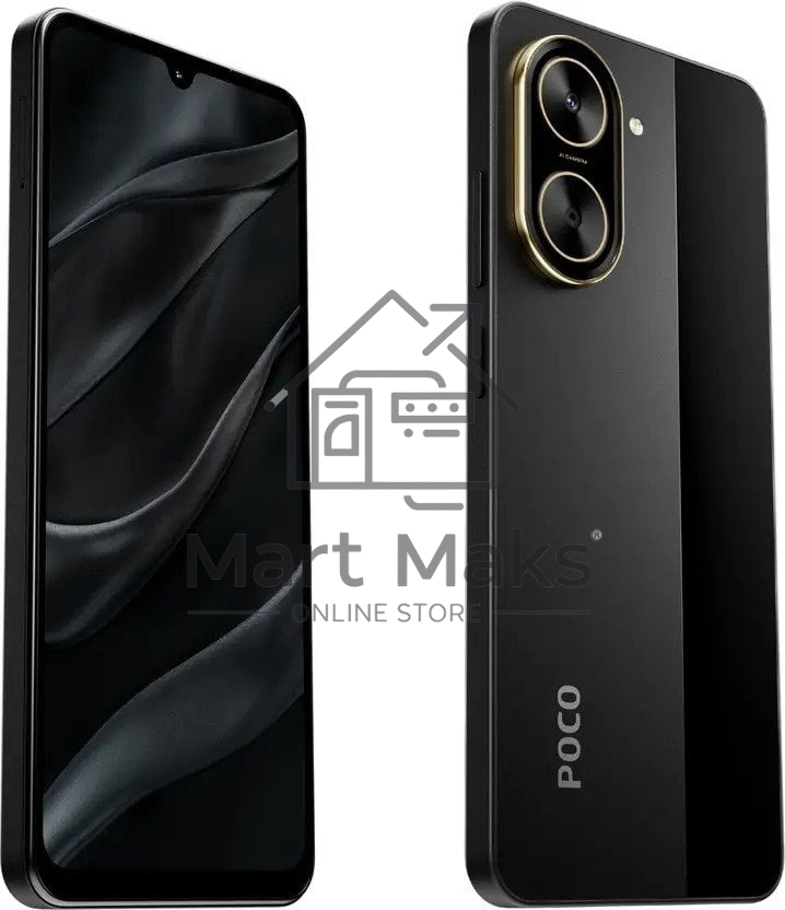 Смартфон POCO C71 RU 3/64Gb черный