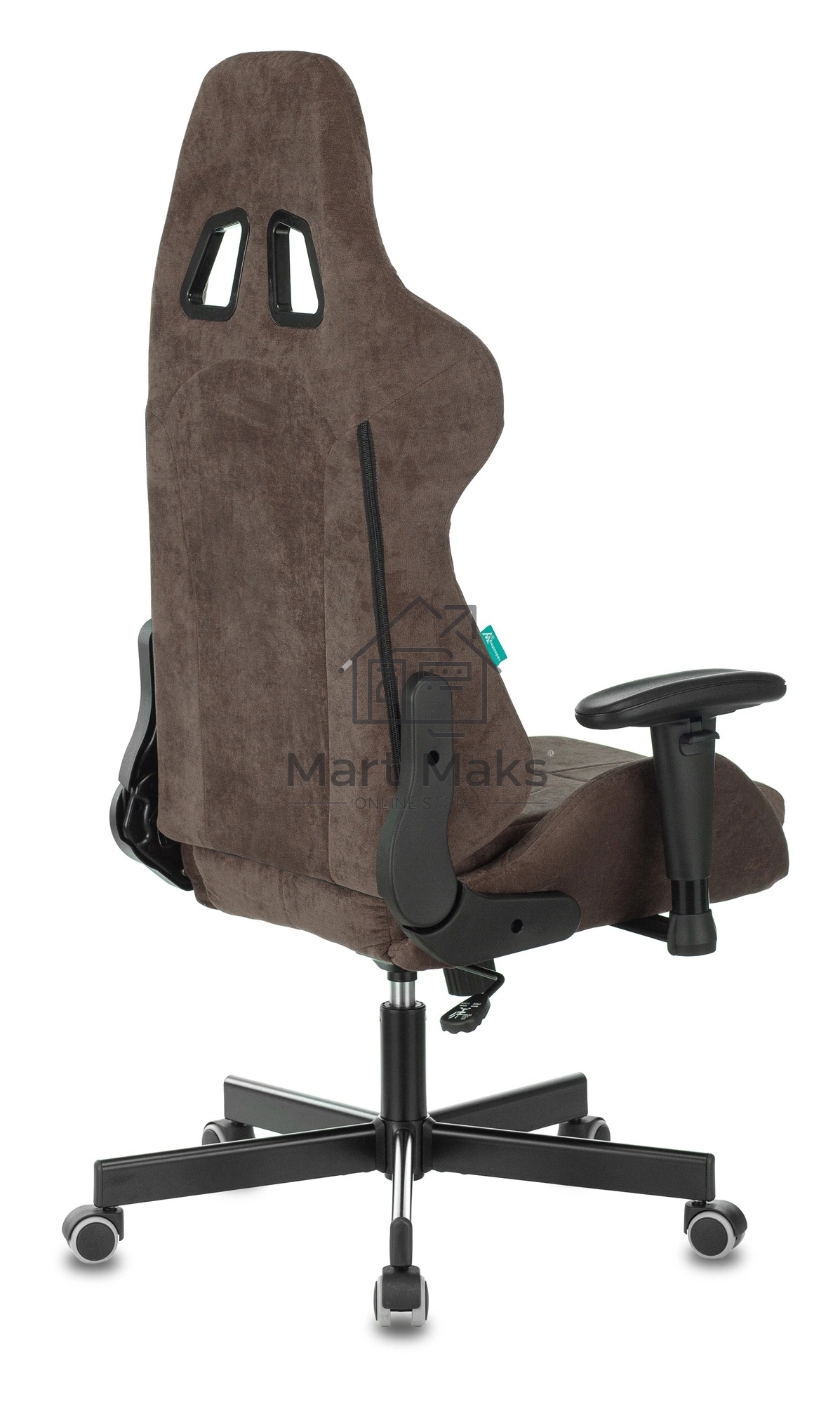 Кресло игровое Бюрократ VIKING KNIGHT LT10 FABRIC коричневый крестовина металл/пластик