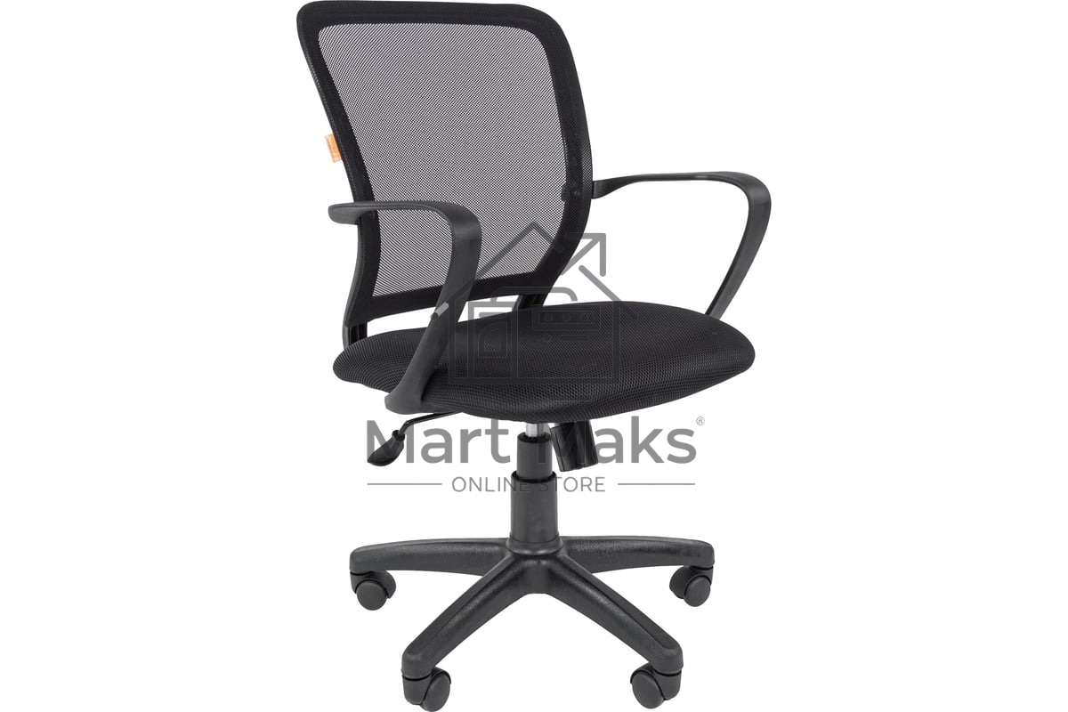 Кресло офисное Chairman 698 TW-01 черный, Россия