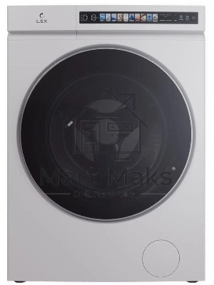 Стирально-сушильная машина LEX LWM 10612 WHID MAGNA белый, загрузка фронтальная 10 кг, 1200 об/мин., класс: A+++