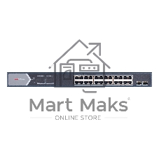 Коммутатор Hikvision DS-3E0526P-E/M, 24×1 Гбит/с PoE+ + 2×1 Гбит/с SFP, неуправляемый