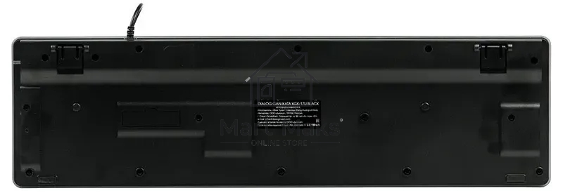Клавиатура Dialog Gan-Kata KGK-17U BLACK - игровая с RGB-подсветкой, USB, черная