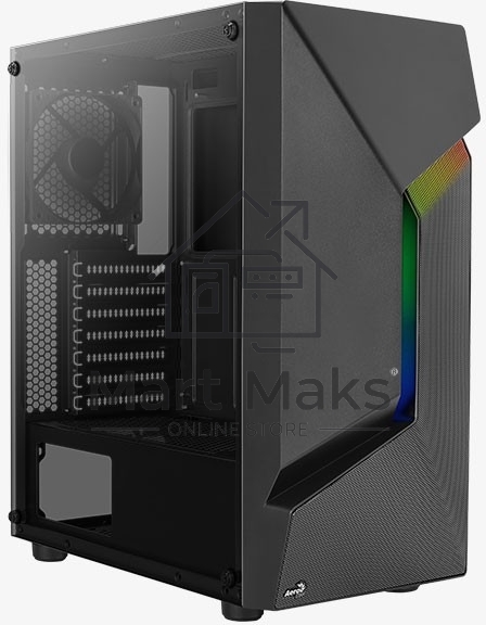 Компьютерный корпус MidiTower Aerocool / Formula Scape-G-BK-v1 (4711099471539)