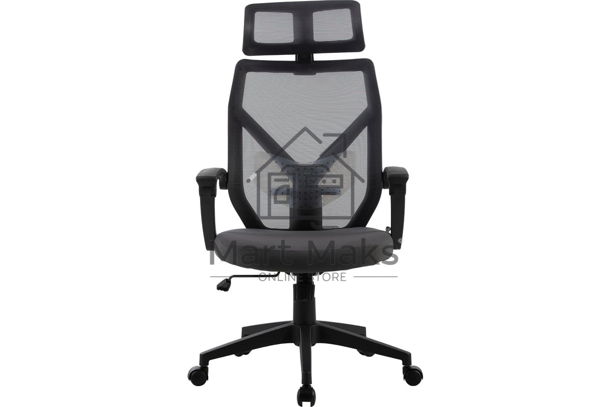 Кресло компьютерное Cactus CS-MC414-BK черный, сетка/ткань