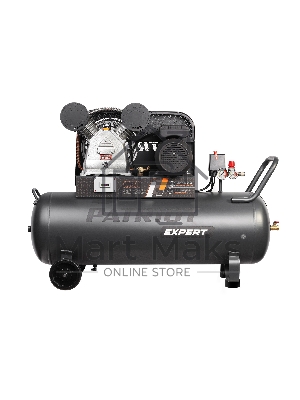 Компрессор Patriot KRX 420 L100, поршневой, ременной, масляный, 420 л/мин, 100 л, 10 бар, 2.2 кВт, 230 В