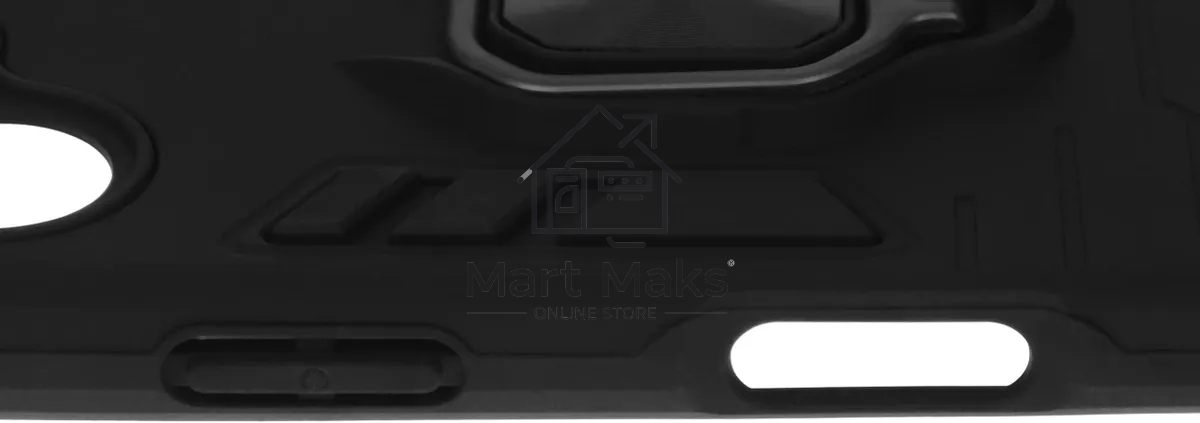 Чехол (клип-кейс) BoraSCO для Apple iPhone 16 Anti-Shok Case черный (74537)