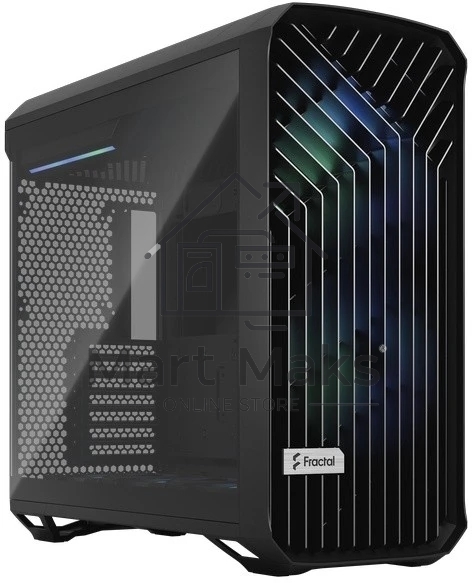Корпус Fractal Design Torrent Black RGB TG Light Tint / E-ATX, TG, 2x3.5, 4x2.5, 7xPCI, 1xUSB-C, 2xUSB3.0 / 2x180mm, 3x140mm ARGB fans inc. / FD-C-TOR1A-04