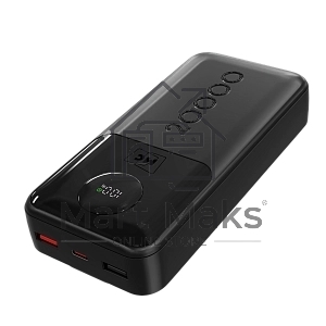 Внешний аккумулятор MORE CHOICE (4620202552815) PB35-20 20000mAh 2USB+1Type-C 3.0A 22.5W+PD20W+QC3.0 LE, черный